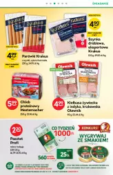 Gazetka promocyjna Żabka - Gazetka - ważna od 22.06 do 22.06.2021 - strona 33 - produkty: Kurczak, Krakus, Por, Parówki, Pasztet, Chleb proteinowy, Szynka, Sport, Chleb, Kiełbasa, Olewnik