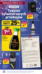 Gazetka promocyjna Aldi - Pełny katalog - Gazetka - ważna od 31.12 do 31.12.2021 - strona 10 - produkty: Sos, Ser, Sól, Ryż, Por, Noż, Gin, Cukier, Pasta wasabi, Sos sojowy, Tera, Plasterki, Serek, Sushi, Kawior, Wasa, Lanki, Ocet, LG