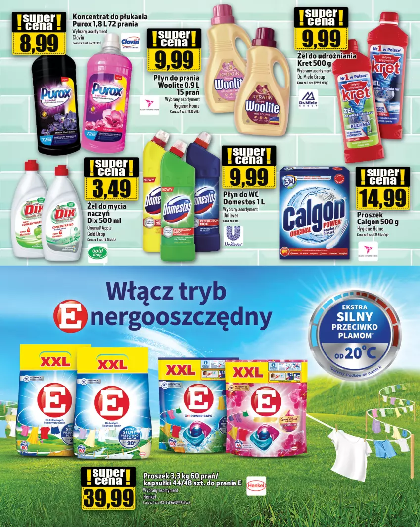 Gazetka promocyjna Topaz - Gazetka - ważna 31.10 do 06.11.2024 - strona 31 - produkty: Calgon, Domestos, LG, Płyn do prania, Płyn do wc, Pur, Tusz, Woolite