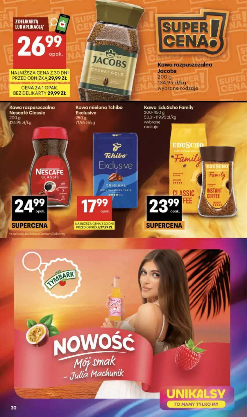 Gazetka promocyjna Delikatesy Centrum - Franczyza DC35 Czwartek - ważna 27.08 do 02.09.2026 - strona 30 - produkty: Fa, Kawa, Kawa mielona, Kawa rozpuszczalna, Tchibo