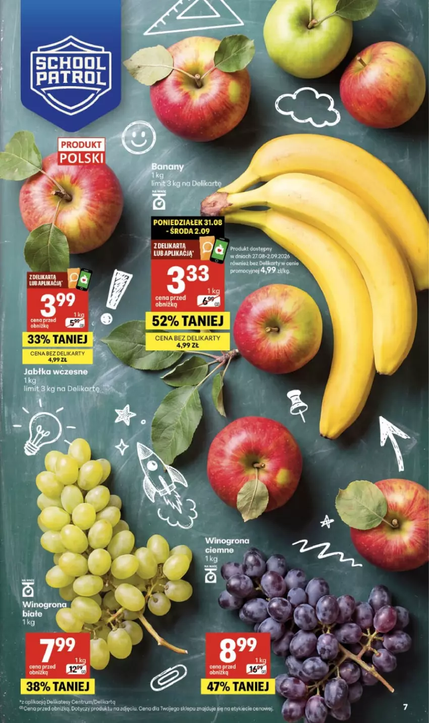 Gazetka promocyjna Delikatesy Centrum - Franczyza DC35 Czwartek - ważna 27.08 do 02.09.2026 - strona 7 - produkty: Jabłka, Koc, Rum