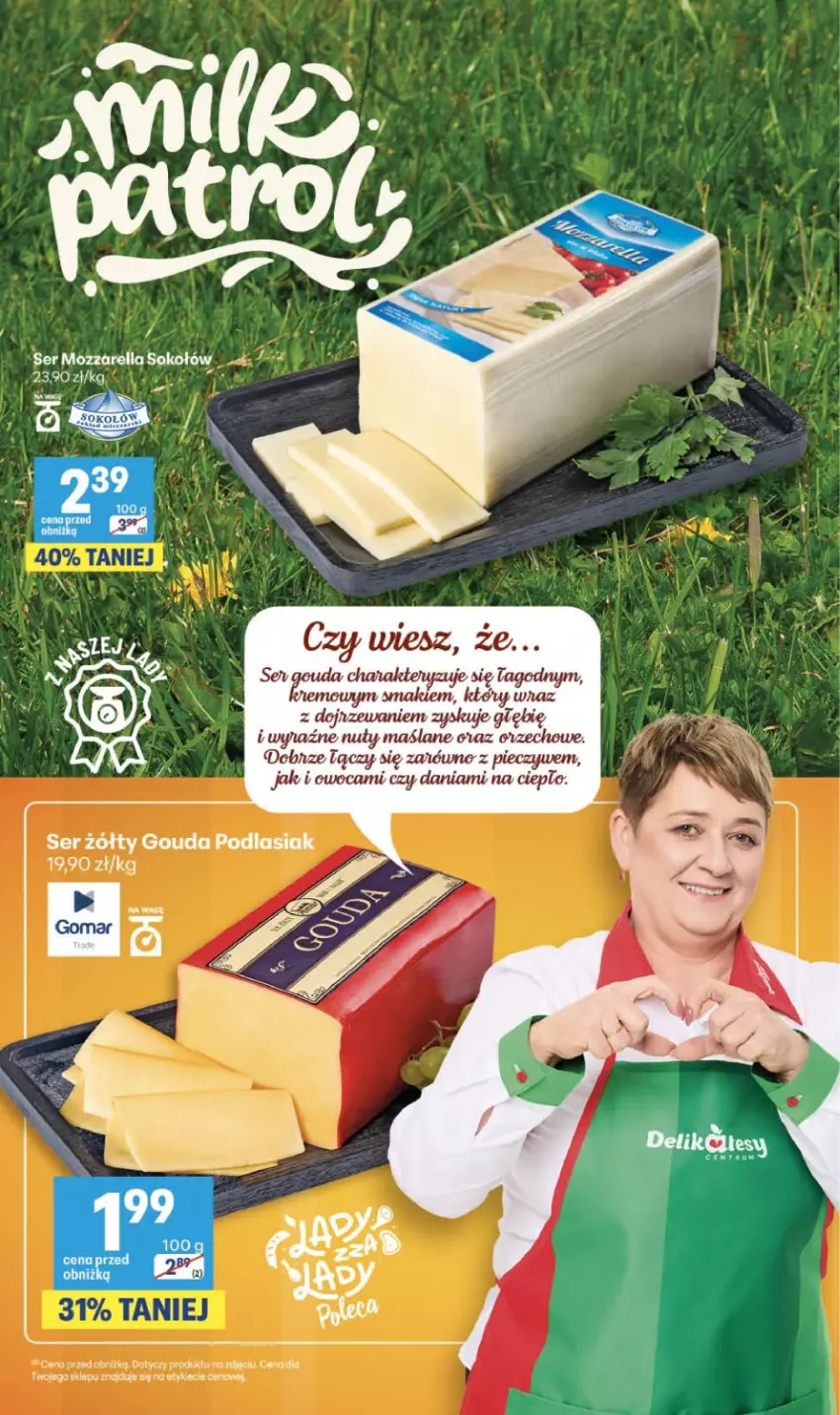 Gazetka promocyjna Delikatesy Centrum - Franczyza DC35 Czwartek - ważna 27.08 do 02.09.2026 - strona 8 - produkty: Gouda, Mozzarella, Piec, Ser