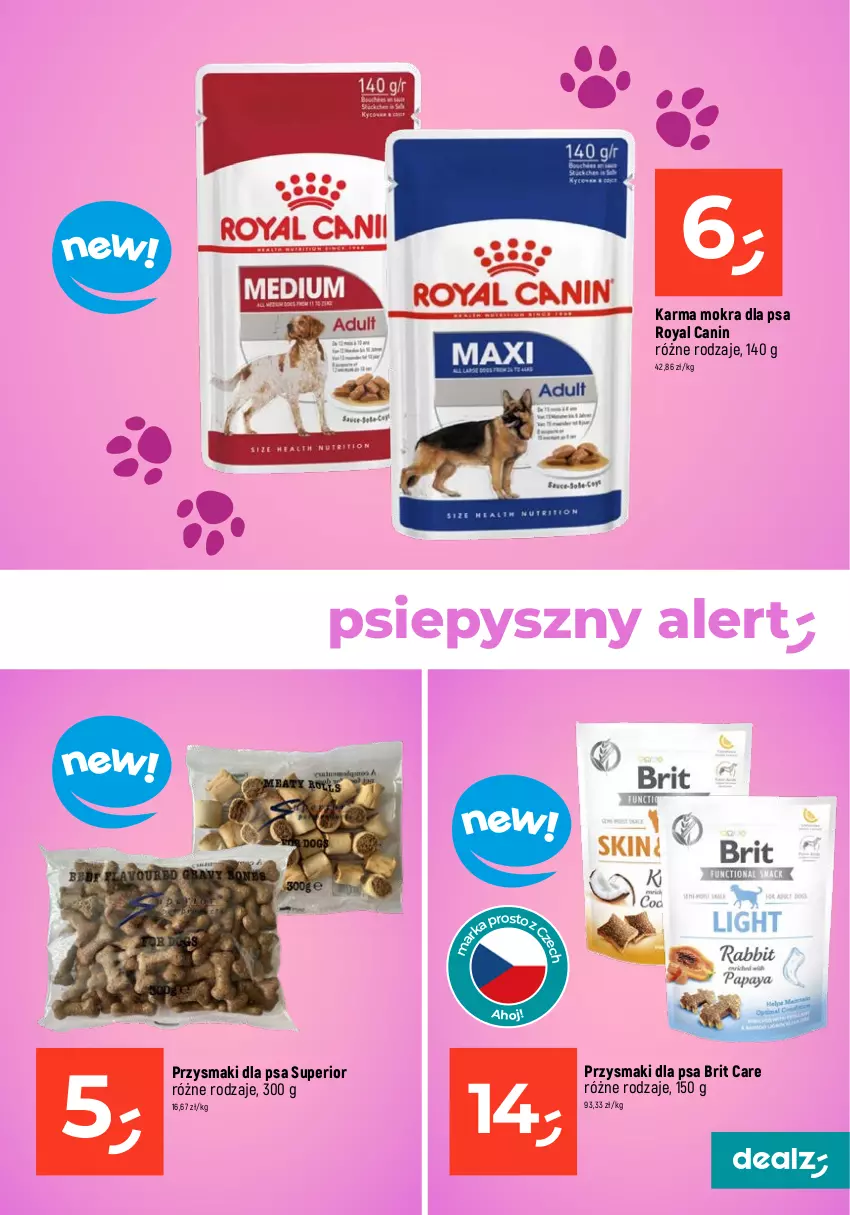 Gazetka promocyjna Dealz - MAKE A DEALZ - ważna 01.02 do 07.02.2024 - strona 19 - produkty: Brit, Brit Care, Przysmaki, Royal Canin