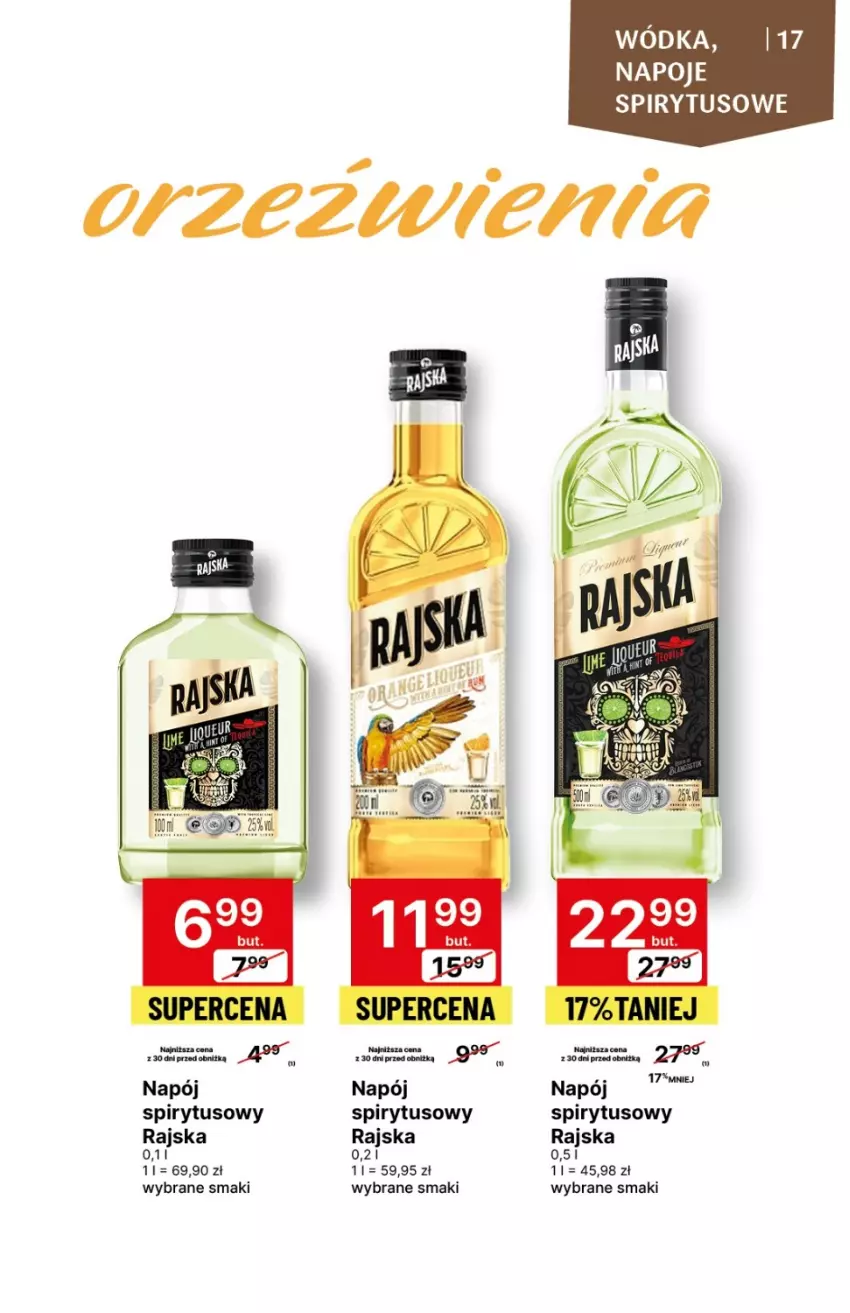 Gazetka promocyjna Delikatesy Centrum - DeliBarek DC01-DC03 - ważna 18.01 do 31.01.2024 - strona 17 - produkty: Napój, Sos, Wódka