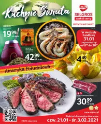 Gazetka promocyjna Selgros - Katalog Kuchnie Świata - Gazetka - ważna od 14.02 do 14.02.2021 - strona 1 - produkty: Antrykot wołowy, Krewetki, Herbata, LG