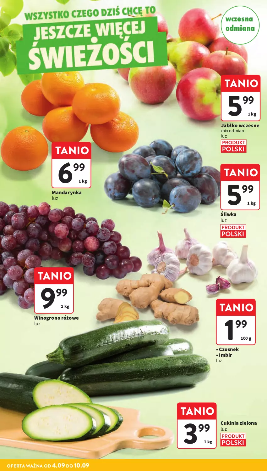 Gazetka promocyjna Intermarche - Gazetka Intermarche - ważna 04.09 do 10.09.2025 - strona 12 - produkty: Czosnek, Imbir, Wino