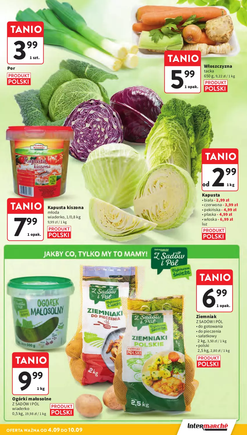 Gazetka promocyjna Intermarche - Gazetka Intermarche - ważna 04.09 do 10.09.2025 - strona 13 - produkty: Piec, Por, Sałat