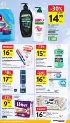 Gazetka promocyjna Intermarche - Gazetka Intermarche - Gazetka - ważna od 10.09 do 10.09.2025 - strona 37 - produkty: Mus, Gin, Palmolive, Płyn do płukania jamy ustnej, Listerine, Papier, Pasta do zębów, Tampony, Papier toaletowy, Velvet, Venus, Lacalut, Płyn do płukania, Ręcznik, Rolki, O.B., Nivea
