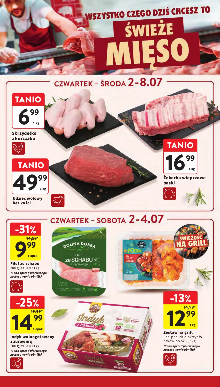 Gazetka promocyjna Intermarche - Gazetka Intermarche - ważna 02.07 do 08.07.2026 - strona 12 - produkty: Grill, Kurczak, Udziec wołowy