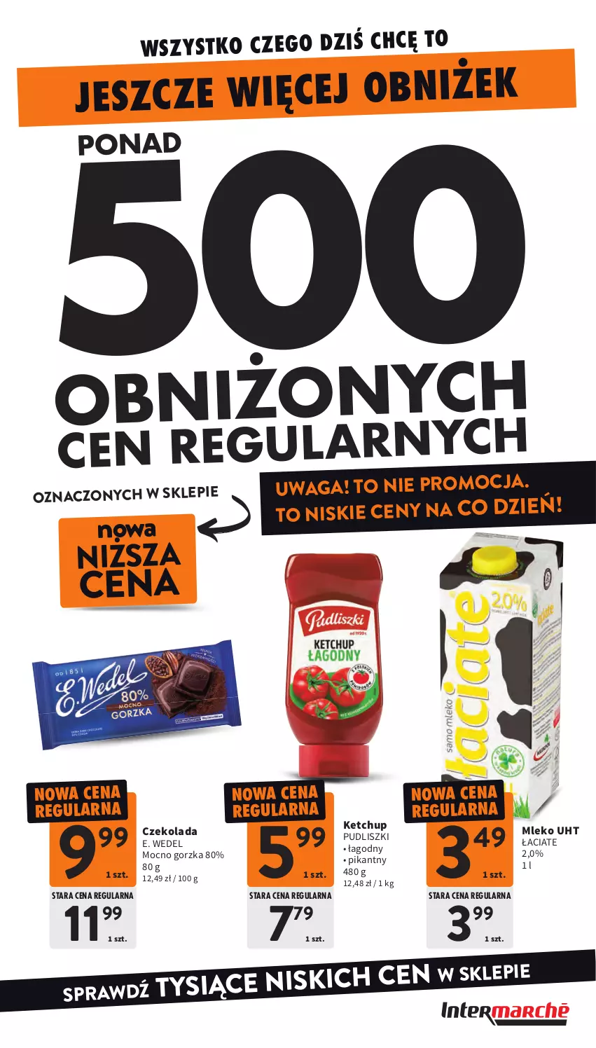 Gazetka promocyjna Intermarche - Gazetka Intermarche - ważna 02.07 do 08.07.2026 - strona 6 - produkty: Czekolada, E. Wedel, Ketchup, Mleko, Pudliszki, Waga