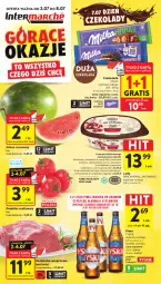 Gazetka promocyjna Intermarche - Gazetka Intermarche - Gazetka - ważna od 08.07 do 08.07.2026 - strona 1 - produkty: Piwa, Piwo, Sos, Por, Gra, Jogurt, Karkówka wieprzowa, Tyskie, Tarta, Lody, Czekolada, Arbuz, Milka, Pomidor malinowy, LG