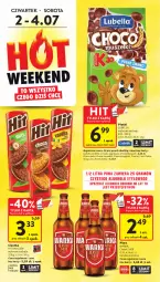 Gazetka promocyjna Intermarche - Gazetka Intermarche - Gazetka - ważna od 08.07 do 08.07.2026 - strona 4 - produkty: Piwa, Piwo, Lubella, Ciastka, Corn flakes, Mus, Gra, Bell, Warka, Bella