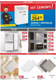 Gazetka promocyjna Merkury Market - Gazetka - ważna od 30.04 do 30.04.2024 - strona 56 - produkty: Płytka, Słupek, Komoda, Szafka, Moda, Umywalka, Gres, Lustro, Metro