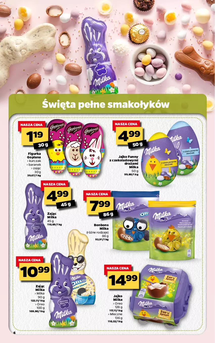 Gazetka promocyjna Netto - Gazetka spożywcza - ważna 22.03 do 28.03.2021 - strona 6 - produkty: Goplana, Kurczak, LANA, Milka, Oreo