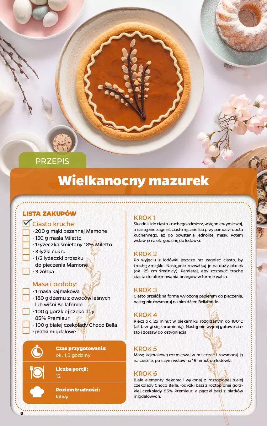 Gazetka promocyjna Netto - Gazetka spożywcza - ważna 22.03 do 28.03.2021 - strona 8 - produkty: Bell, Bella, Dżem, Mięta, Papier, Piec, Piekarnik, Por, Robot, Rum, Top