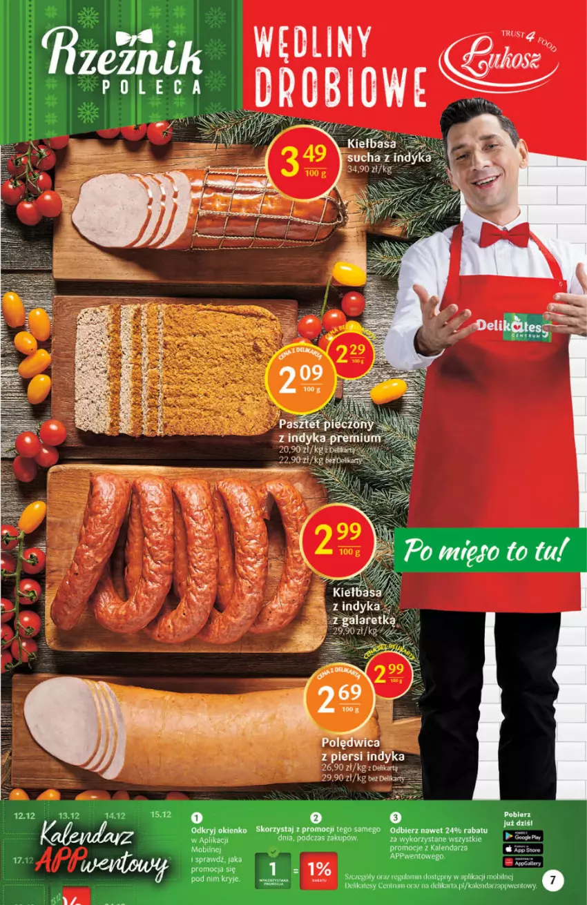 Gazetka promocyjna Delikatesy Centrum - Gazetka DC48 n. fresh - ważna 02.12 do 08.12.2021 - strona 7 - produkty: Kalendarz, Mobil, Polędwica, Por, Rum