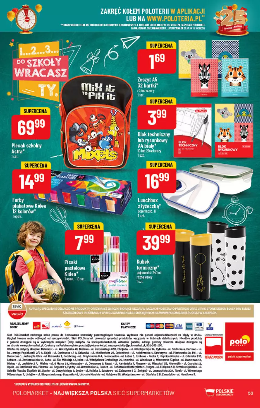 Gazetka promocyjna PoloMarket - Gazetka pomocyjna - ważna 10.08 do 16.08.2022 - strona 53 - produkty: BIC, Dres, Fa, Gra, Noż, Olej, Piast, Por, Tera