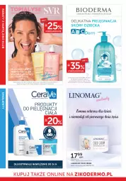 Gazetka promocyjna Ziko - Gazetka Ziko Dermo - Gazetka - ważna od 24.01 do 24.01.2024 - strona 20 - produkty: Top, SVR, Ser, Mop, Bioderma, Cold Cream, Linomag, Olej