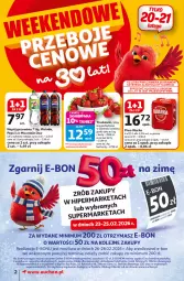 Gazetka promocyjna Auchan - Gazetka 30 Lat Supermarket Auchan - Gazetka - ważna od 25.02 do 25.02.2026 - strona 2 - produkty: Piwo, Sok, Telefon, Truskawki, Mirinda, Warka, Pepsi, Napój gazowany, Napój, Olej, Fa