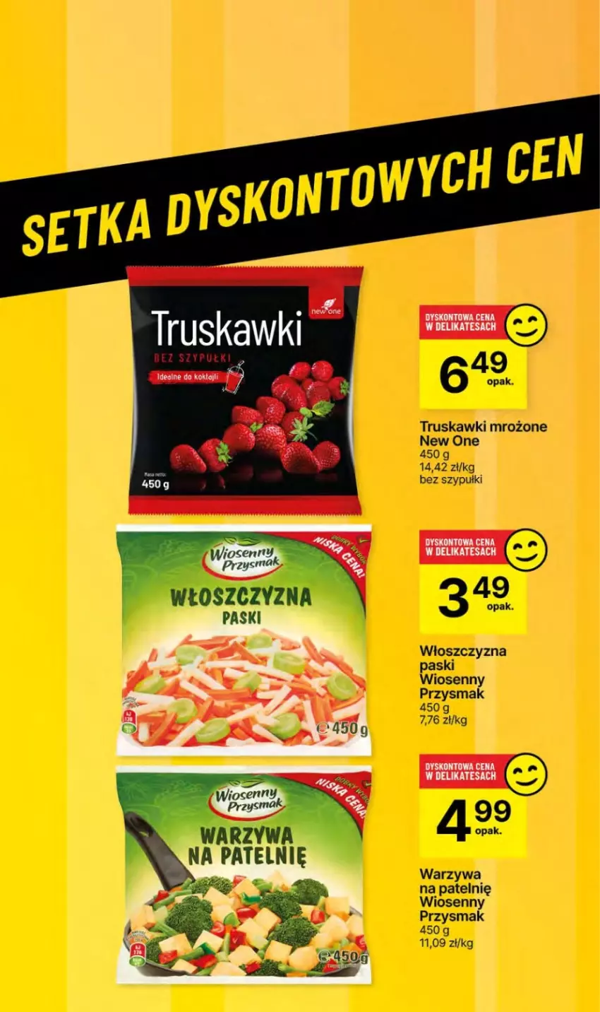 Gazetka promocyjna Delikatesy Centrum - Dyskontowe ceny w Delikatesach Centrum - ważna 04.01 do 10.01.2024 - strona 33 - produkty: Truskawki, Warzywa