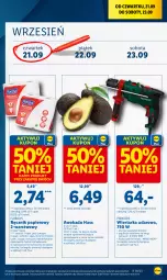 Gazetka promocyjna Lidl - GAZETKA - Gazetka - ważna od 23.09 do 23.09.2023 - strona 5 - produkty: Parkside, Papier, Wiertarka, Stek, Tarka, Wiertarka udarowa, Ręcznik, Rolki, Flora, Olej