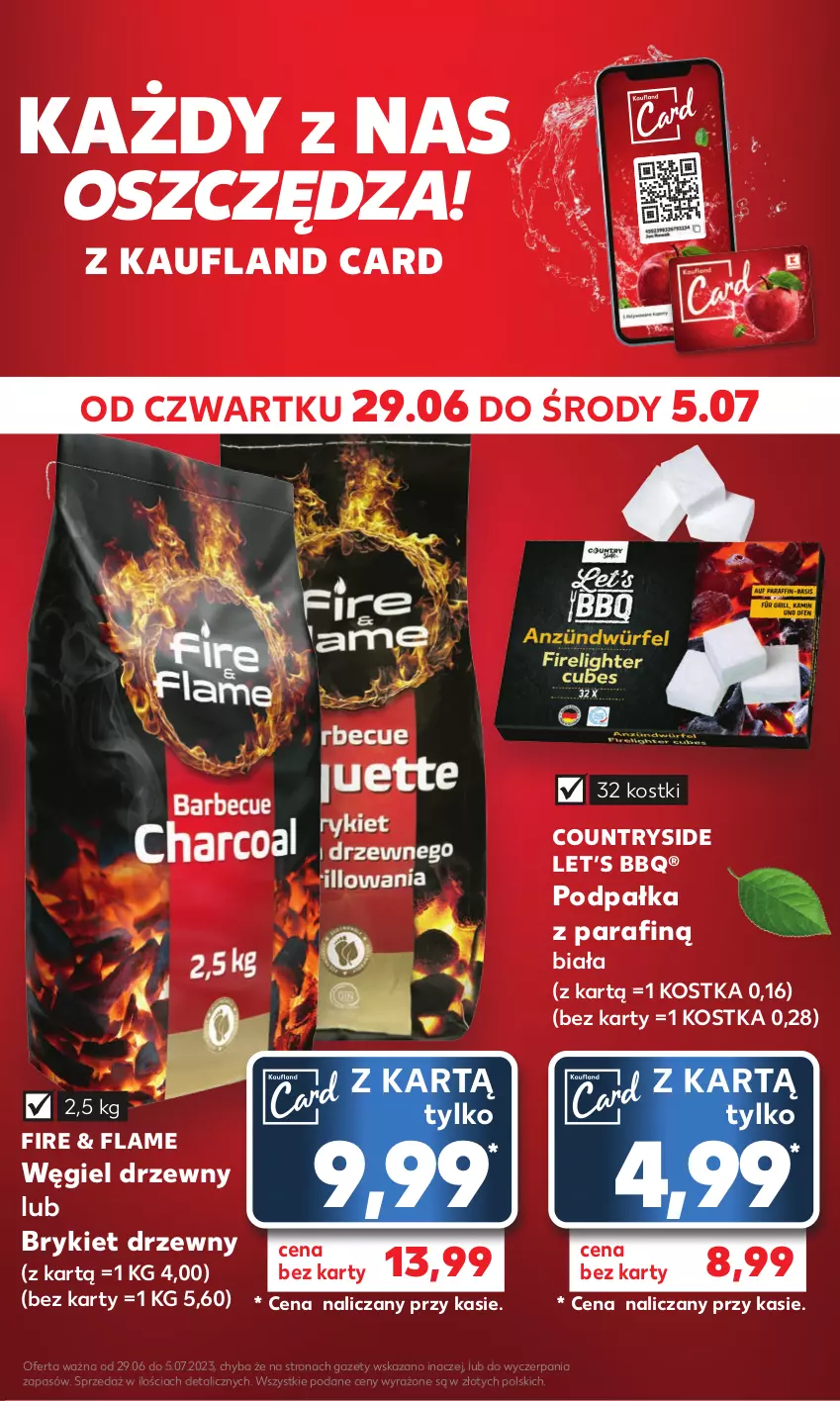 Gazetka promocyjna Kaufland - Mocny Start - ważna 03.07 do 05.07.2023 - strona 3 - produkty: Brykiet drzewny, Węgiel drzewny