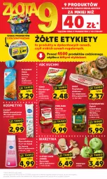 Gazetka promocyjna Kaufland - Mocny Start - Gazetka - ważna od 05.07 do 05.07.2023 - strona 9 - produkty: Ketchup, Warzywa, Ser, Ogórki konserwowe, Płyn micelarny, Hamburger, Pasztet, Duda, Tonik, Burger, Tonik do twarzy, Płatki kosmetyczne, Chleb tostowy, Pudliszki, Chleb, Boczniak, Fa