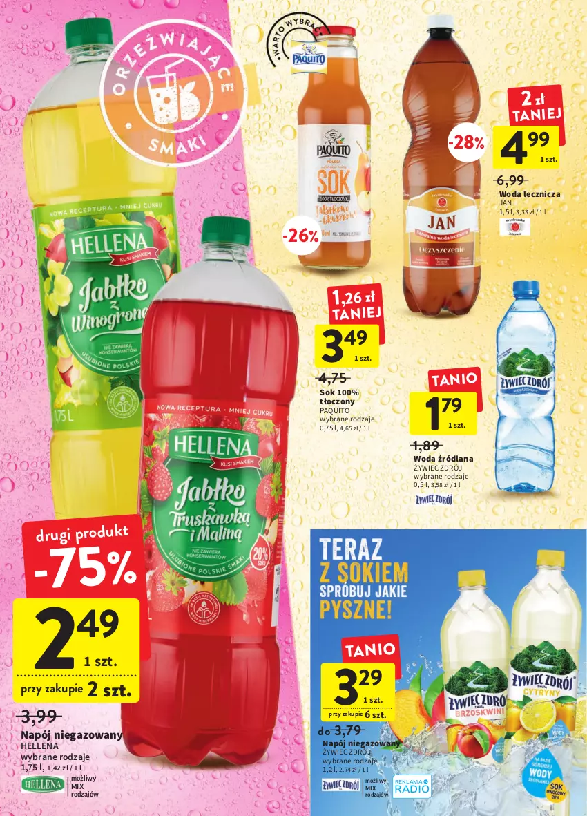 Gazetka promocyjna Intermarche - Gazetka Intermarche - ważna 09.11 do 16.11.2022 - strona 32 - produkty: Hellena, LANA, Napój, Napój niegazowany, Sok, Woda, Znicz