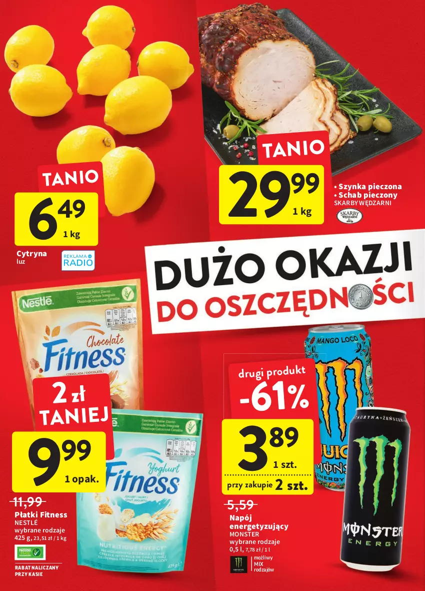 Gazetka promocyjna Intermarche - Gazetka Intermarche - ważna 09.11 do 16.11.2022 - strona 4 - produkty: Napój, Nestlé, Piec, Schab pieczony, Szynka