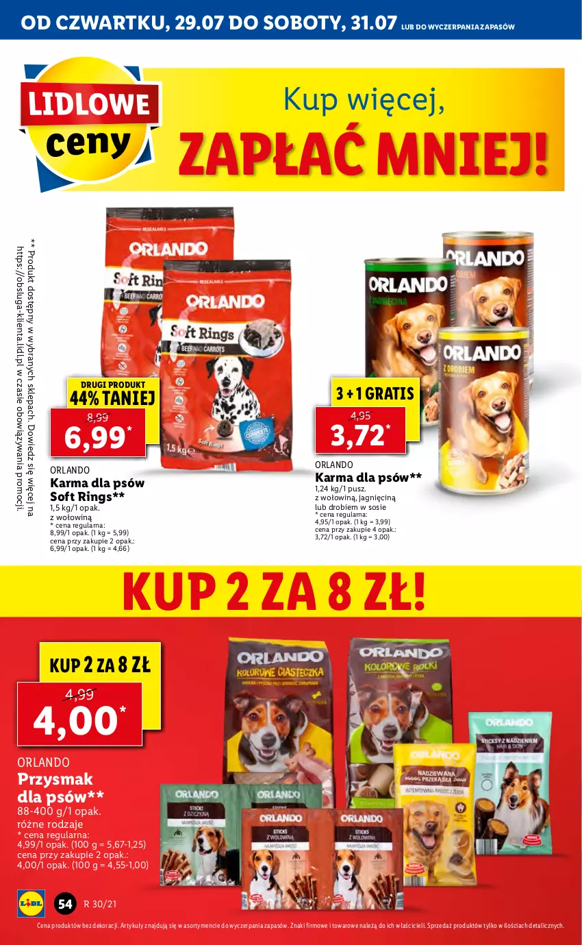 Gazetka promocyjna Lidl - GAZETKA - ważna 29.07 do 31.07.2021 - strona 54 - produkty: Gra, Sos