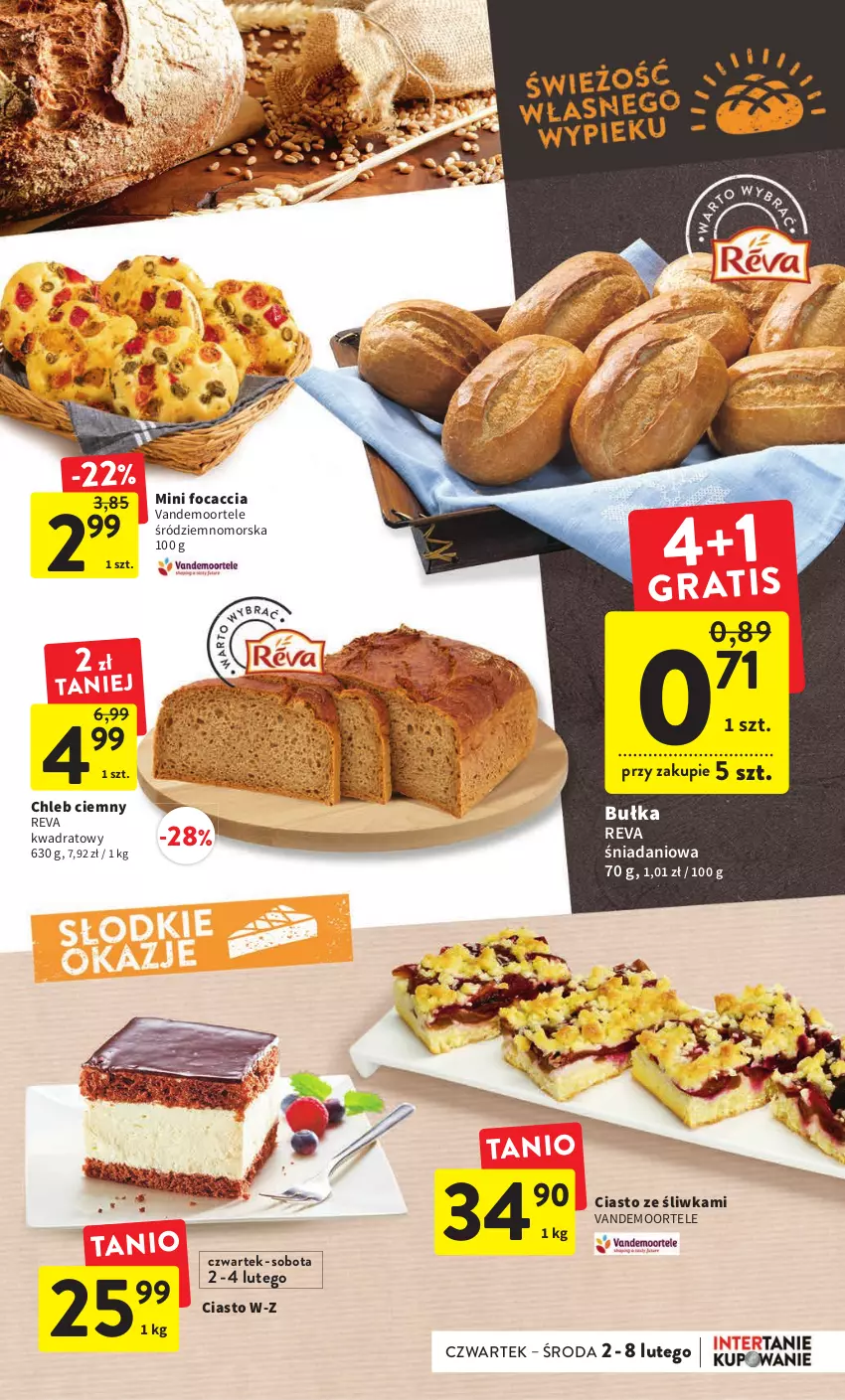 Gazetka promocyjna Intermarche - Gazetka Intermarche - ważna 02.02 do 08.02.2023 - strona 13 - produkty: Bułka, Chleb, Danio, Focaccia