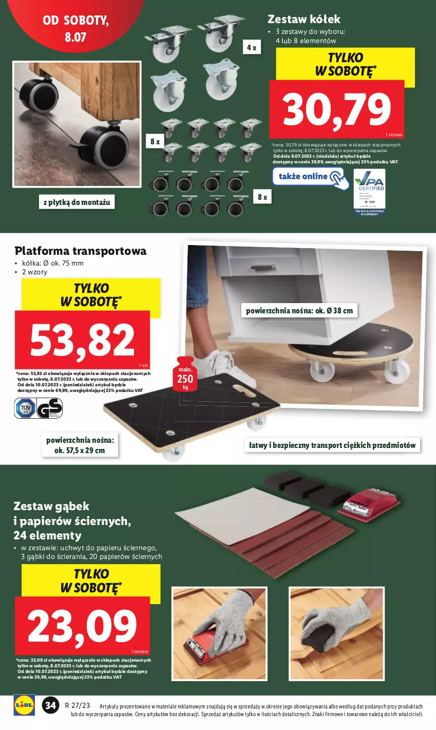 Gazetka promocyjna Lidl - GAZETKA - ważna 03.07 do 08.07.2023 - strona 42 - produkty: Control, Papier, Piec, Por, Sport, Tran