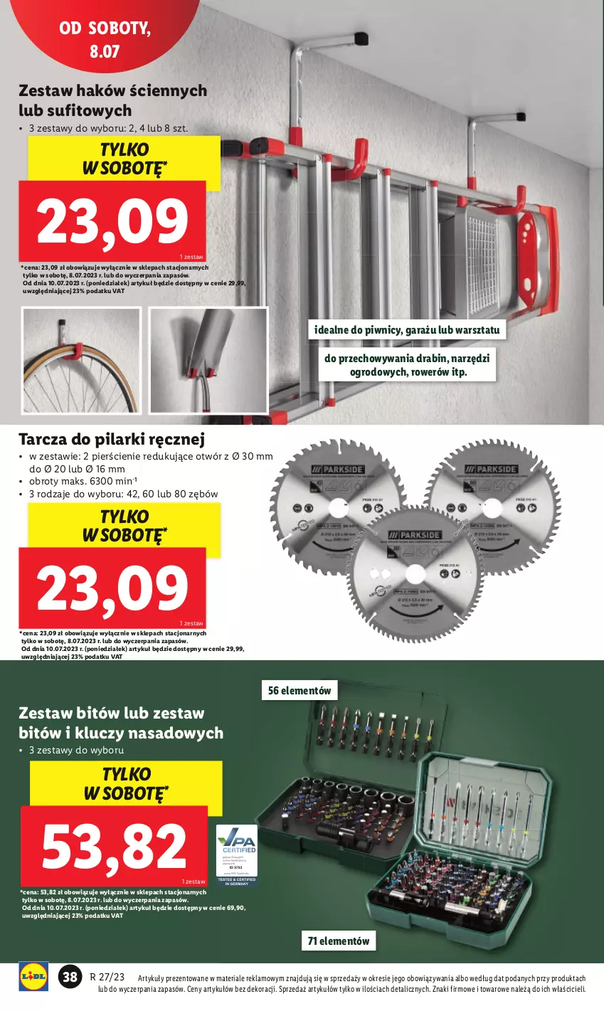 Gazetka promocyjna Lidl - GAZETKA - ważna 03.07 do 08.07.2023 - strona 46 - produkty: Garaż, Rower