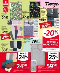 Gazetka promocyjna Selgros - Oferta przemysłowa - Gazetka - ważna od 30.03 do 30.03.2022 - strona 16 - produkty: Hi-Tec, Tom Tailor, Pościel, Prześcieradło, Wełna, Komplet pościeli