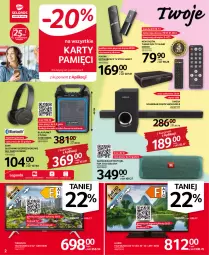 Gazetka promocyjna Selgros - Oferta przemysłowa - Gazetka - ważna od 30.03 do 30.03.2022 - strona 2 - produkty: LED TV, Por, JBL, Gra, Słuchawki, Głośnik, Mikrofon, Sony, Soundbar, Słuchawki bezprzewodowe, Głośnik bluetooth, Thomson, Subwoofer, Android TV, Telewizor, Obraz