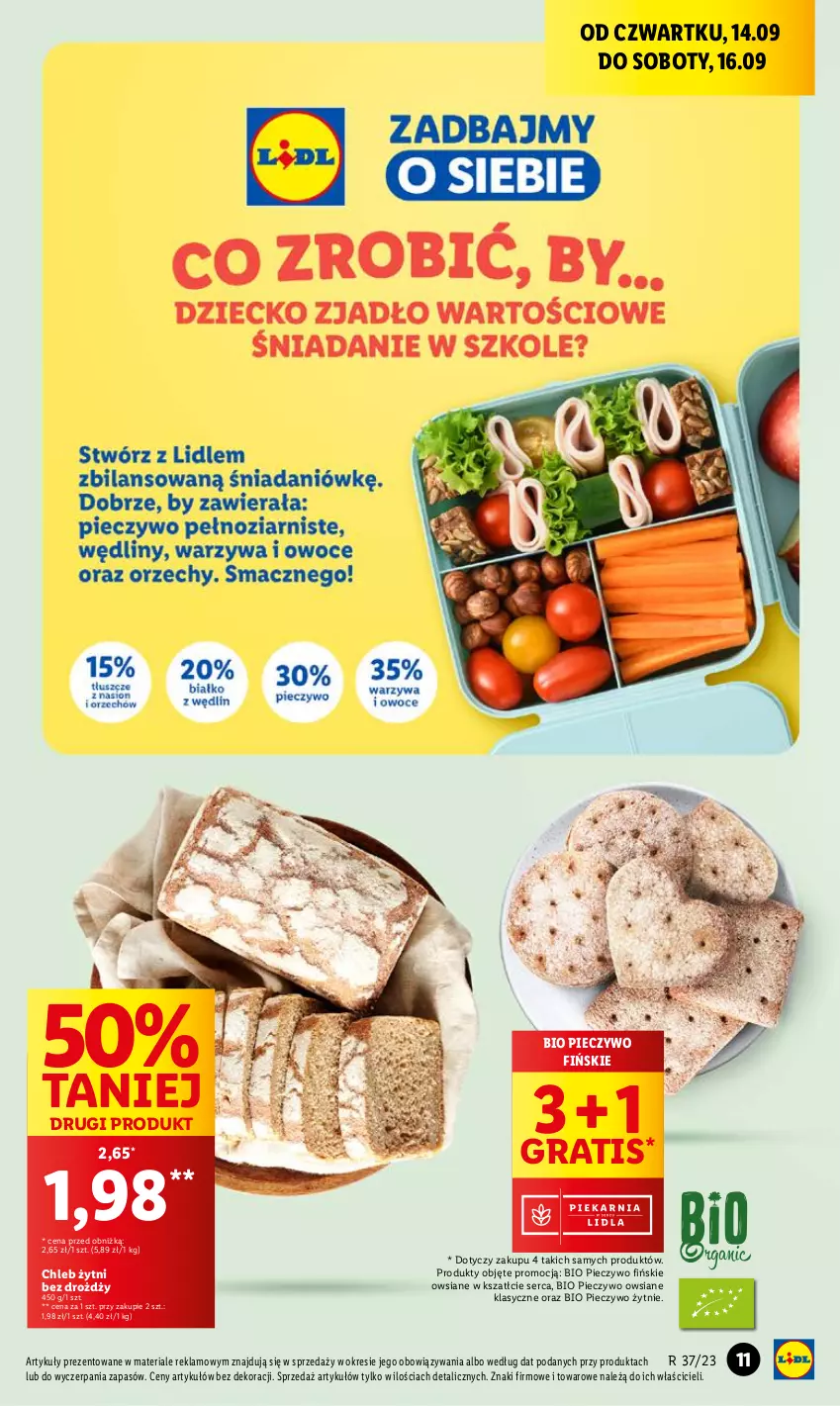 Gazetka promocyjna Lidl - GAZETKA - ważna 14.09 do 16.09.2023 - strona 19 - produkty: Chleb, Gra, Piec, Pieczywo, Ser