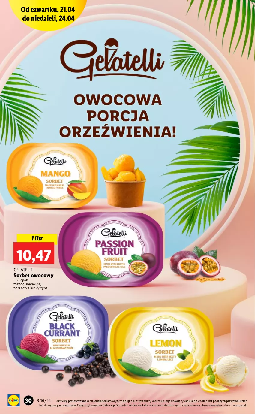 Gazetka promocyjna Lidl - GAZETKA - ważna 21.04 do 24.04.2022 - strona 30 - produkty: Mango, Por