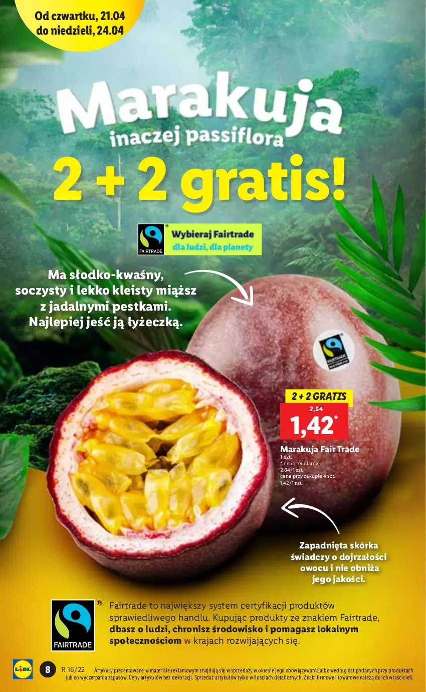 Gazetka promocyjna Lidl - GAZETKA - ważna 21.04 do 24.04.2022 - strona 8 - produkty: Fa, Gra