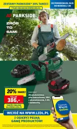 Gazetka promocyjna Lidl - GAZETKA - Gazetka - ważna od 31.05 do 31.05.2025 - strona 21 - produkty: Parkside, Akumulator
