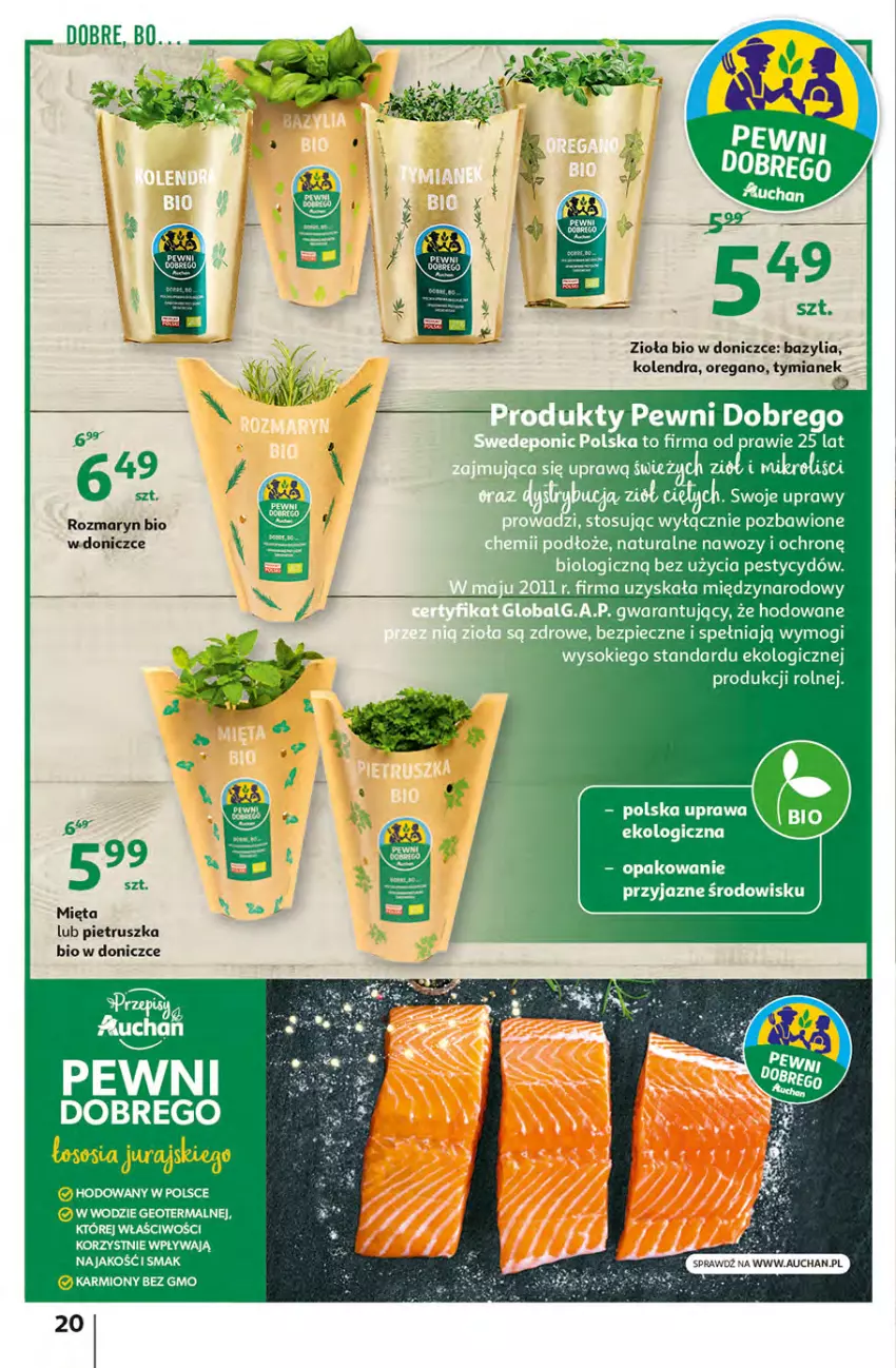 Gazetka promocyjna Auchan - Magia dekoracji Hipermarkety - ważna 25.11 do 01.12.2021 - strona 20 - produkty: Bazyl, Bazylia, Karmi, Kolendra, LG, Mięta, Piec, Pietruszka, Ser, Sok