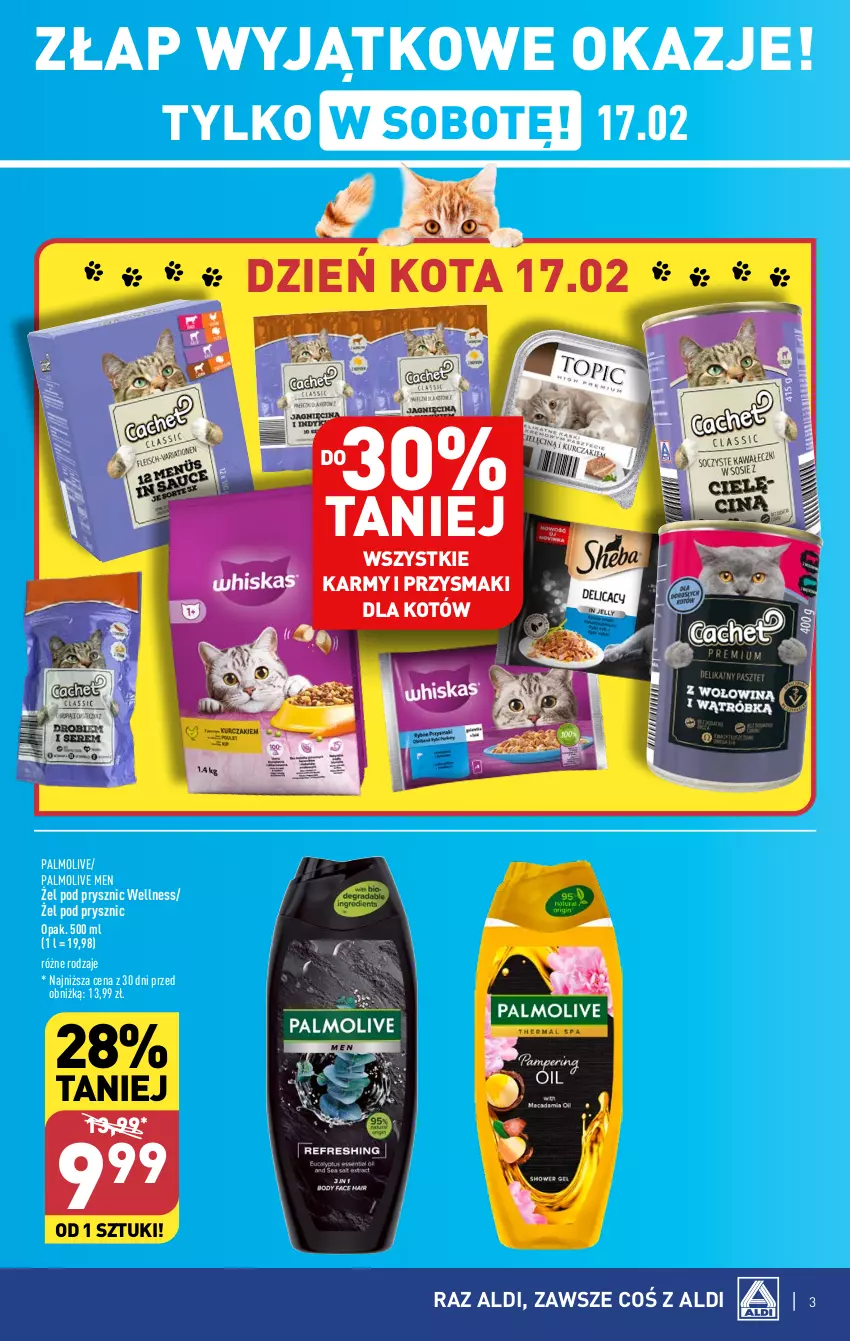 Gazetka promocyjna Aldi - Pełna oferta - ważna 12.02 do 17.02.2024 - strona 3 - produkty: Palmolive, Przysmaki