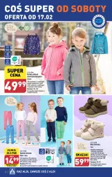 Gazetka promocyjna Aldi - Pełna oferta - Gazetka - ważna od 17.02 do 17.02.2024 - strona 34 - produkty: Buty, Kurtka, Dres, Wełna, Kurtka softshell, Dzieci, Spodnie, Spodnie dresowe