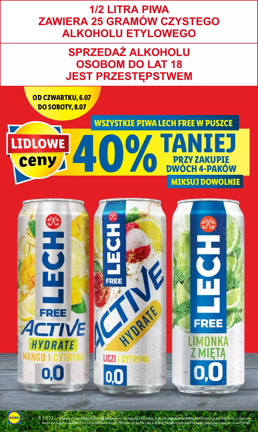 Gazetka promocyjna Lidl - GAZETKA - ważna 06.07 do 08.07.2023 - strona 10 - produkty: Piwa