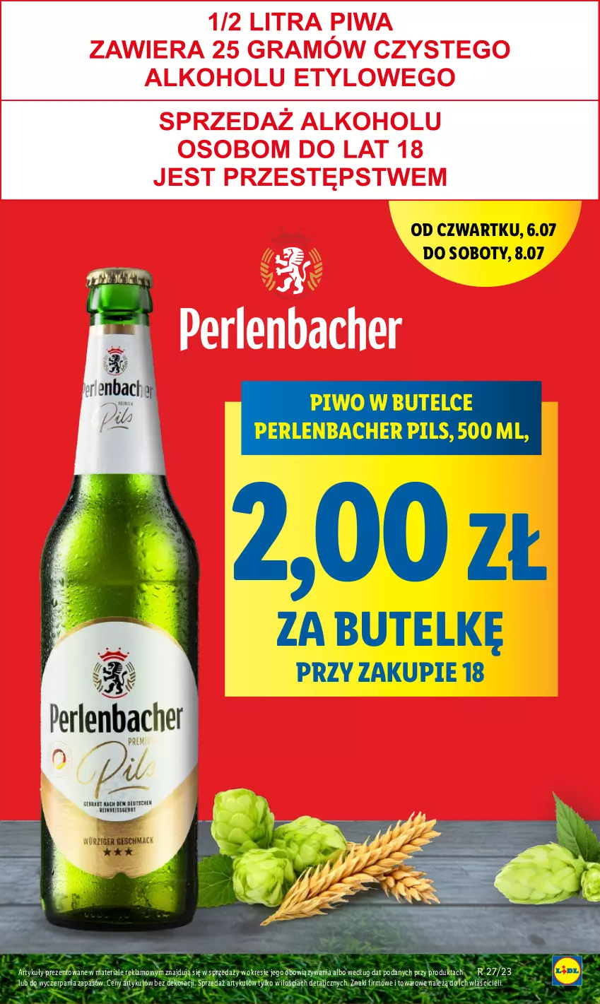 Gazetka promocyjna Lidl - GAZETKA - ważna 06.07 do 08.07.2023 - strona 11 - produkty: NBA, Piwo