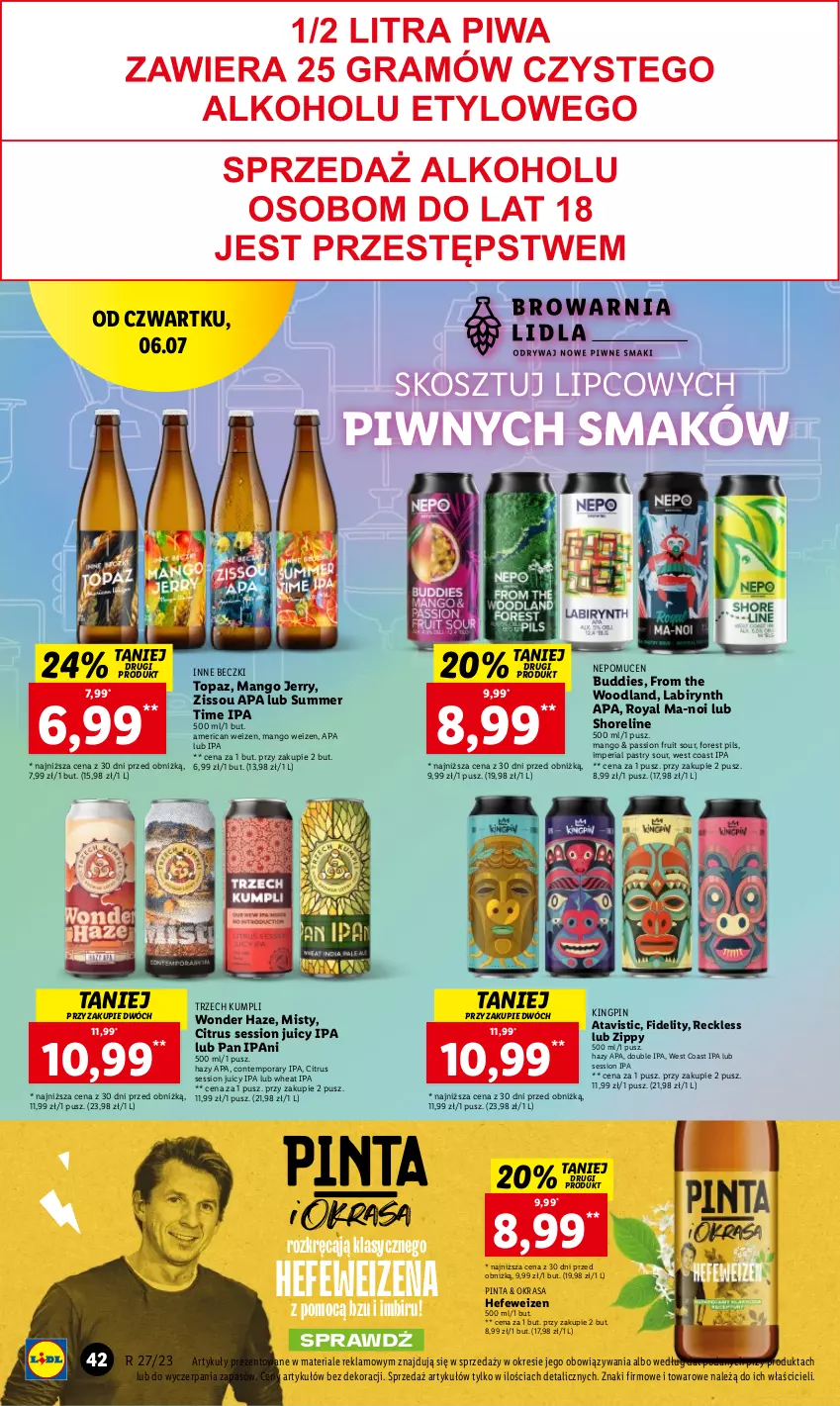 Gazetka promocyjna Lidl - GAZETKA - ważna 06.07 do 08.07.2023 - strona 56 - produkty: Imbir, Kosz, Mango, Por, SESSIO, Top