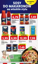 Gazetka promocyjna Lidl - GAZETKA - Gazetka - ważna od 08.07 do 08.07.2023 - strona 37 - produkty: Makaron, Sos, Gnocchi, Sos pomidorowy, Pesto, Spaghetti, Bazyl, Sos do makaronu, Barilla, Pomidory