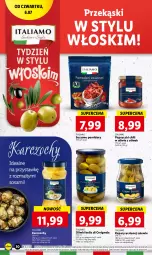 Gazetka promocyjna Lidl - GAZETKA - Gazetka - ważna od 08.07 do 08.07.2023 - strona 44 - produkty: Kapary, Oliwki, Bell, Karczochy, Bella, Suszone pomidory, Pomidory