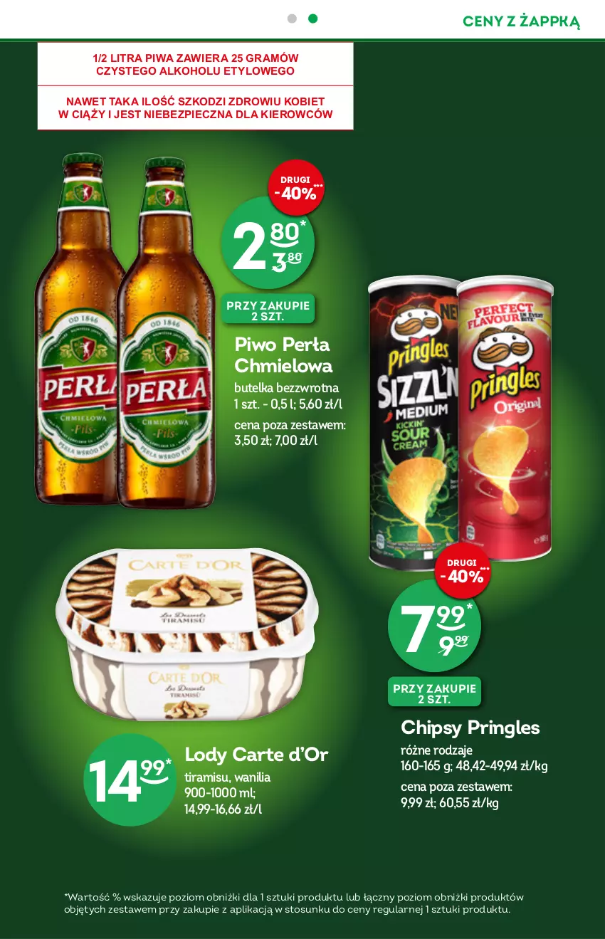 Gazetka promocyjna Żabka - ważna 01.09 do 07.09.2021 - strona 13 - produkty: Chipsy, Gra, Lody, Perła, Piec, Piwa, Piwo, Pringles