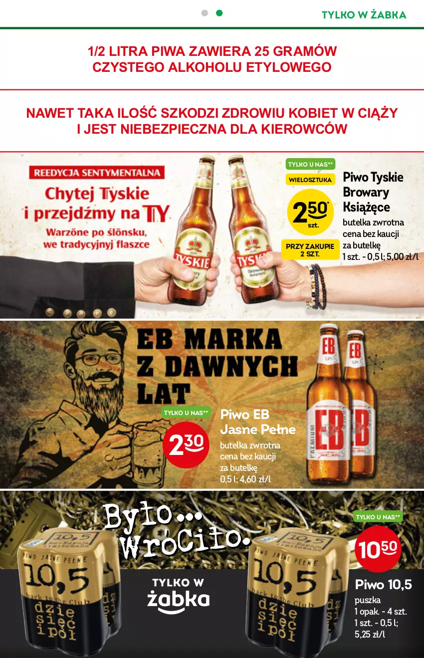 Gazetka promocyjna Żabka - ważna 01.09 do 07.09.2021 - strona 21 - produkty: Gra, Książęce, O nas, Piec, Piwa, Piwo, Tyskie