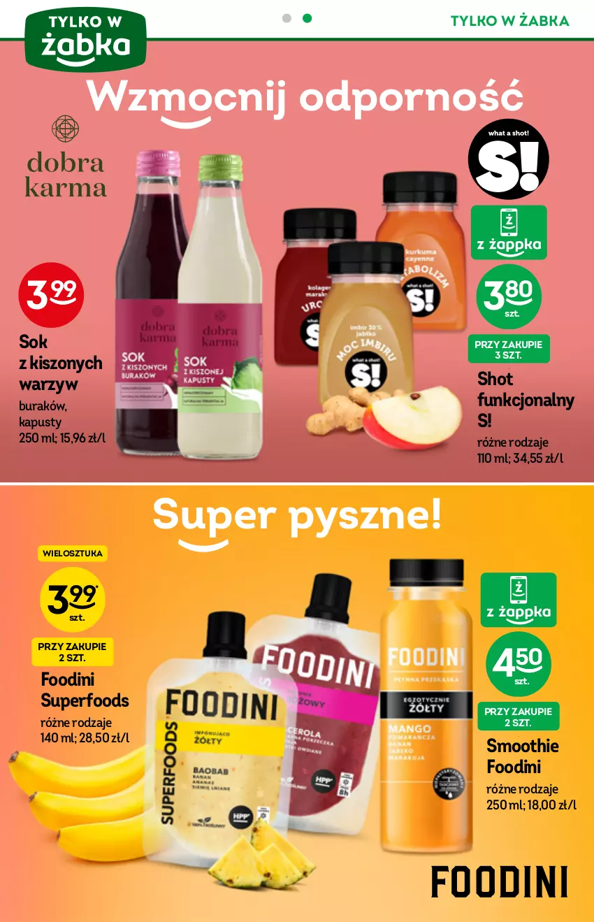 Gazetka promocyjna Żabka - ważna 01.09 do 07.09.2021 - strona 31 - produkty: Por, Smoothie, Sok, Sok z kiszonych warzyw